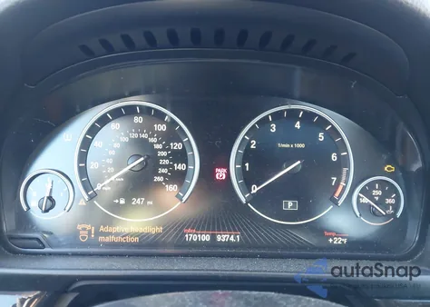 2015 BMW 535I xDrive z USA, uszkodzony, nr VIN WBA5B3C52FD545849